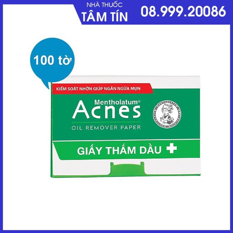 Giấy thấm dầu Acnes Oil Remover Paper (100 tờ)