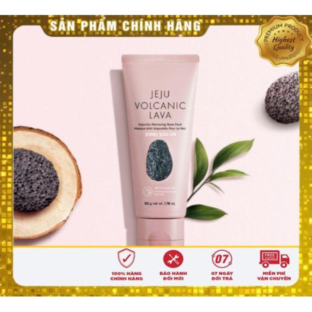 Mặt nạ lột mụn đầu đen Jeju VolcanicLava Peel-Off Clay Nose Mask 50g