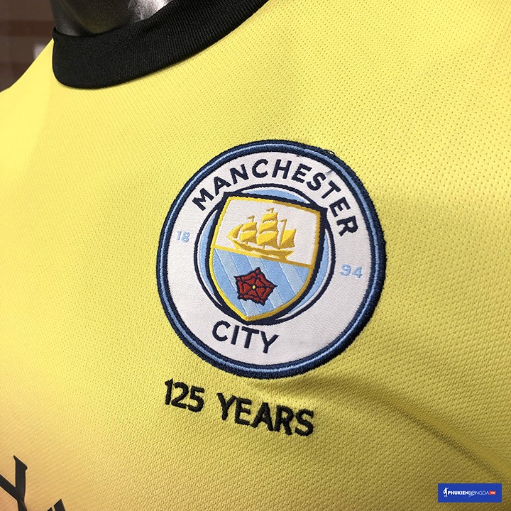 Áo đấu Man City 2019-2020 vàng hồng, áo Manchester City 2020 vàng hồng 3rd Bản F1(Thái Lan)