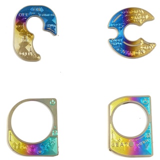 Ốp ổ khoá titan 3d siêuđẹp các dòng xe có sẵn keo 3m đỏ dày xịn