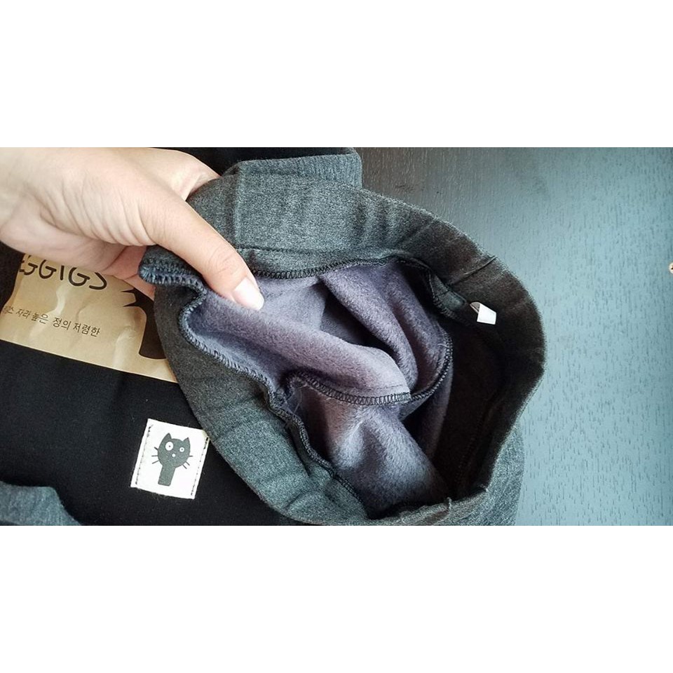 Quần legging nỉ lót lông tag mèo cực ấm | BigBuy360 - bigbuy360.vn