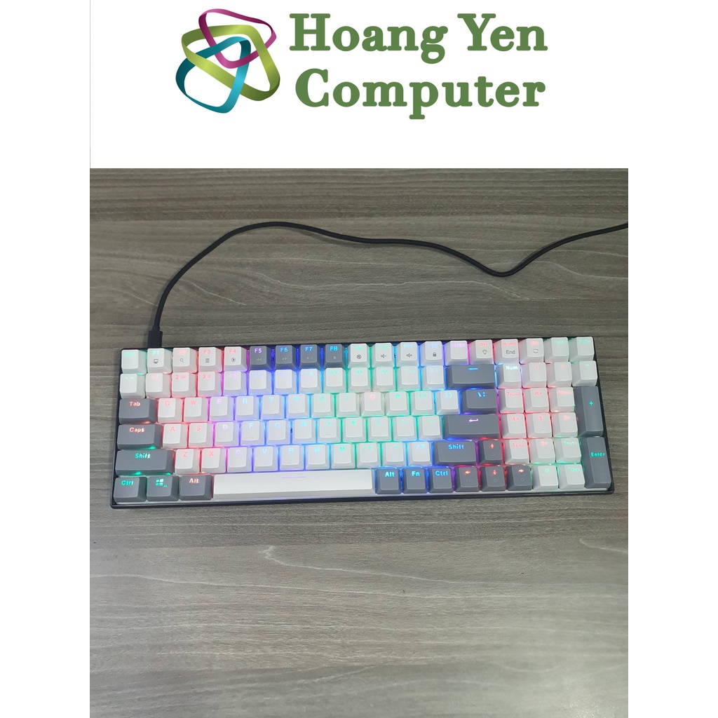 Bàn Phím Cơ E-Dra EK396 Đèn Led RGB  - BH 2 Năm Chính Hãng - Hoàng Yến Computer