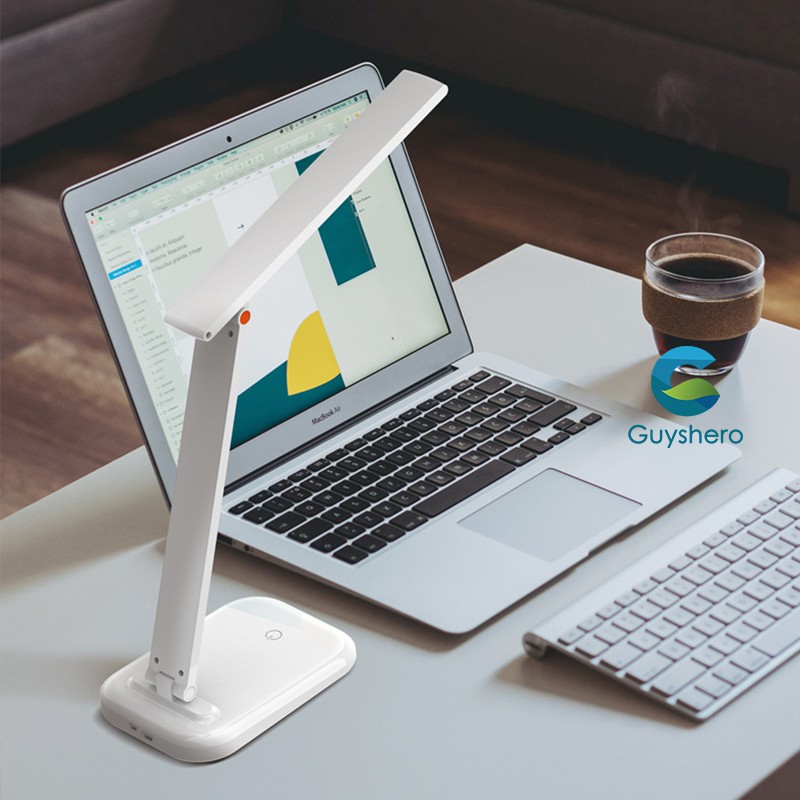 Đèn LED để bàn gấp gọn tiện lợi bảo vệ mắt