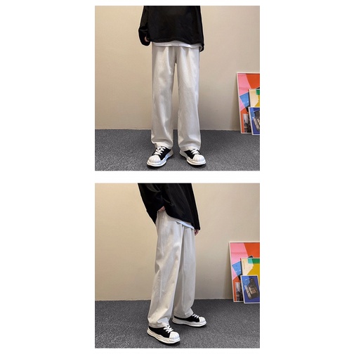 Quần Kaki Ống Rộng Dáng Suông - Phong Cách Hàn Quốc - Qkk3 - Thời Trang Unisex