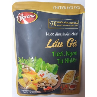  Nước dùng hoàn chỉnh Lẩu Gà Barona 