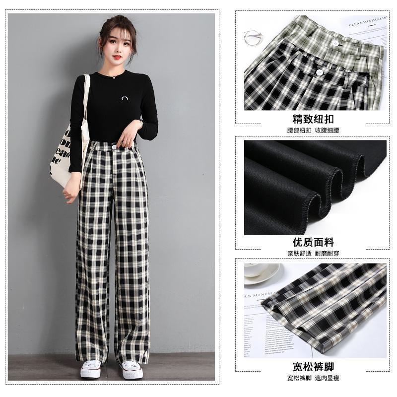2020 Korean Style Wide Waist Pants For Women