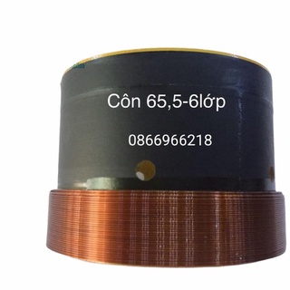 Coil loa côn loa bass 65,5 6 lớp phíp chịu nhiệt .