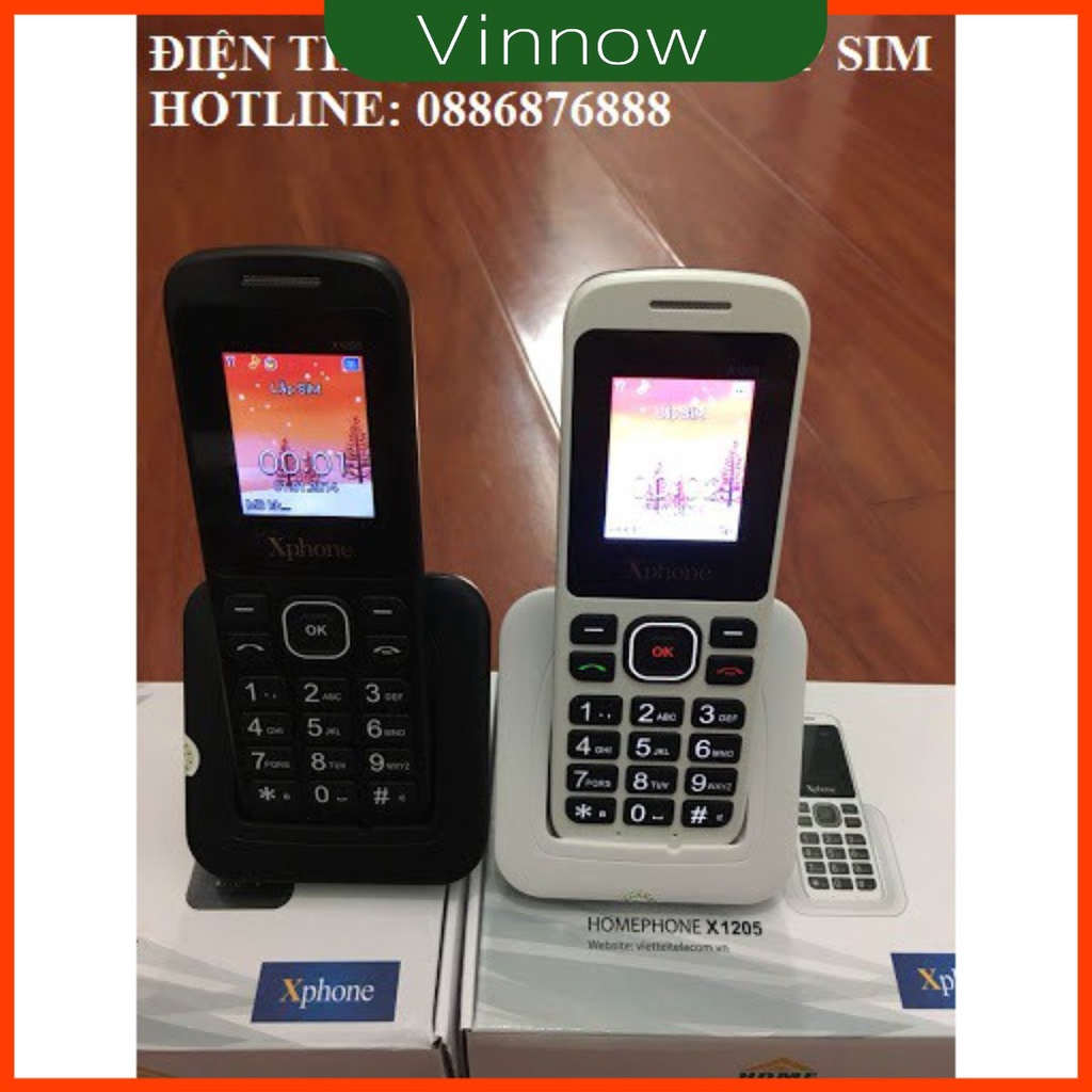 ▧☎️ Máy Bàn HomePhone Viettel X1205 Lắp Mọi Loại Sim Di Động, GPhone,