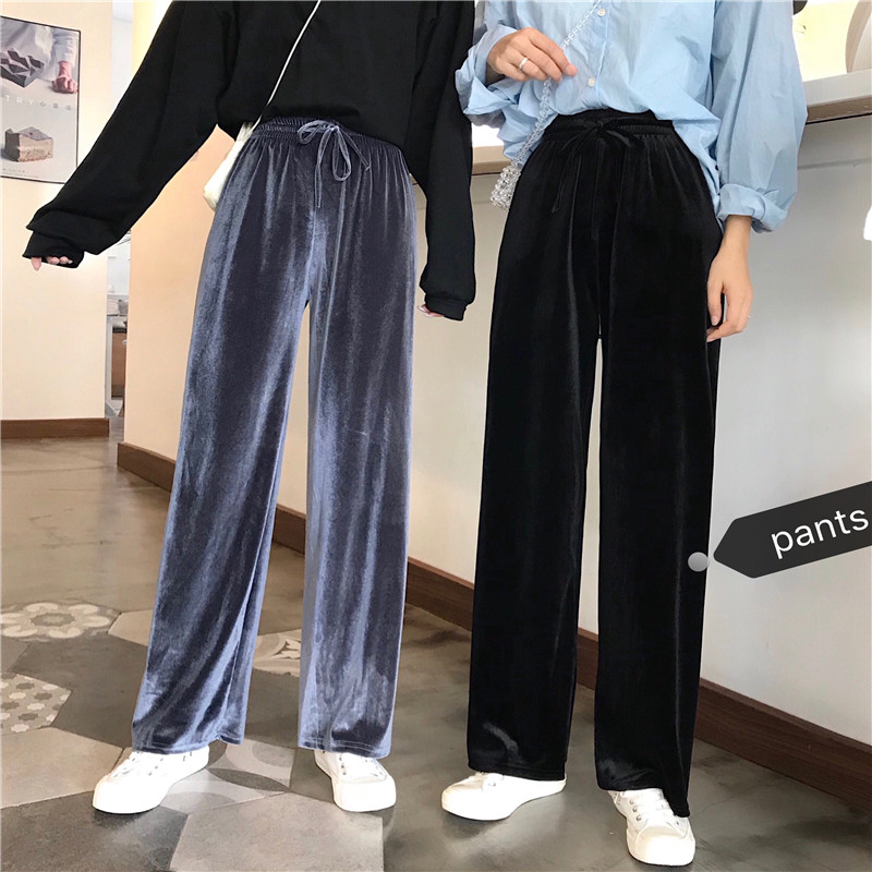 NRVP Quần Dài Nữ Ống Rộng Thời Trang Cá Tính