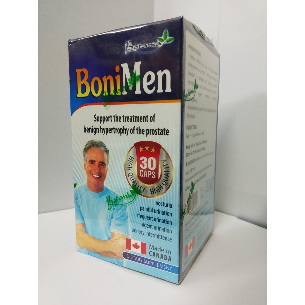 BoniMen giúp hỗ trợ ngăn ngừa và hạn chế sự phát triển của u xơ phì đại tuyến tiền liệt lành tính
