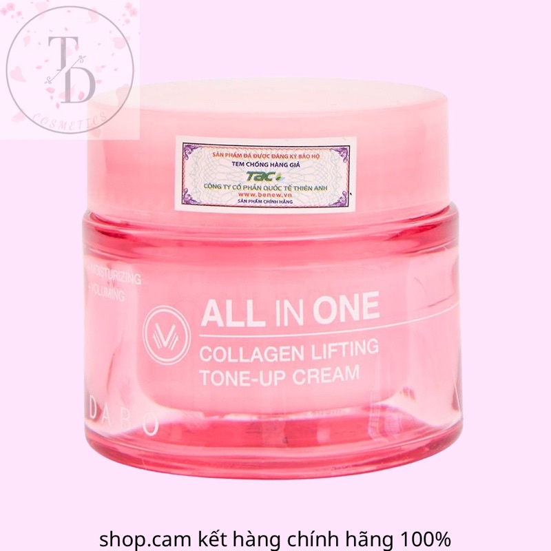 Kem lót nâng tone All One DABO collagen Lifting up căng mịn da Hàn Quốc 50g