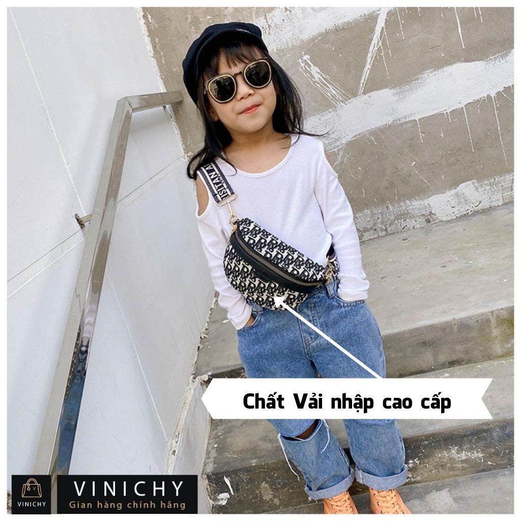 Túi xách nữ bao tử đeo chéo đi chơi, đi học VINICHY, da đẹp, cao cấp size 14 cm HA145