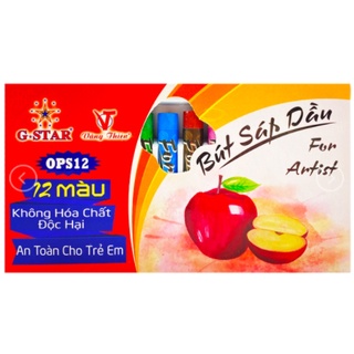 Bút sáp dầu ops 12/16/24 màu gstar