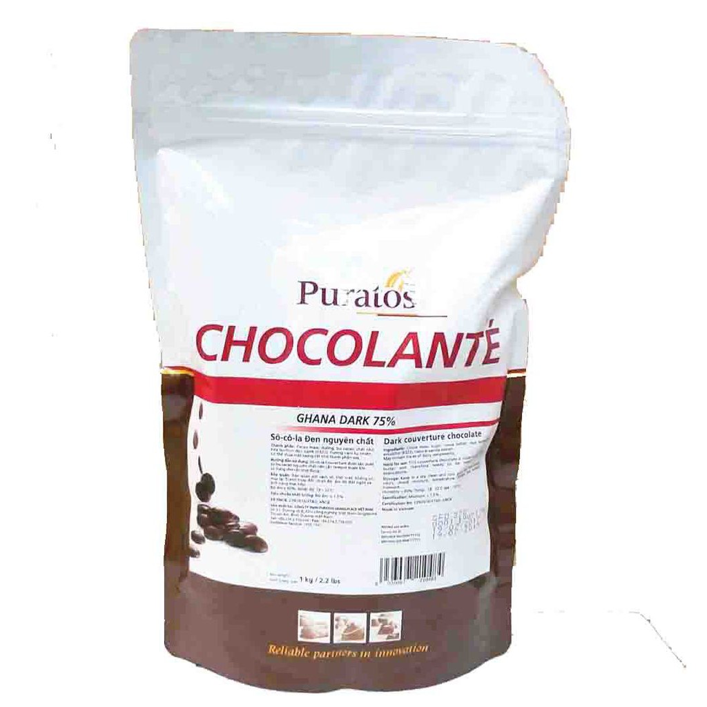 socola 55% của puratos 100gr