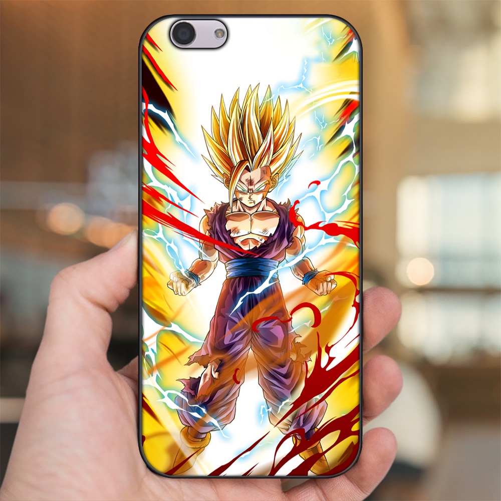Ốp lưng Oppo F1s, F3, F3 Plus viền đen in hình Gohan Dragon Ball