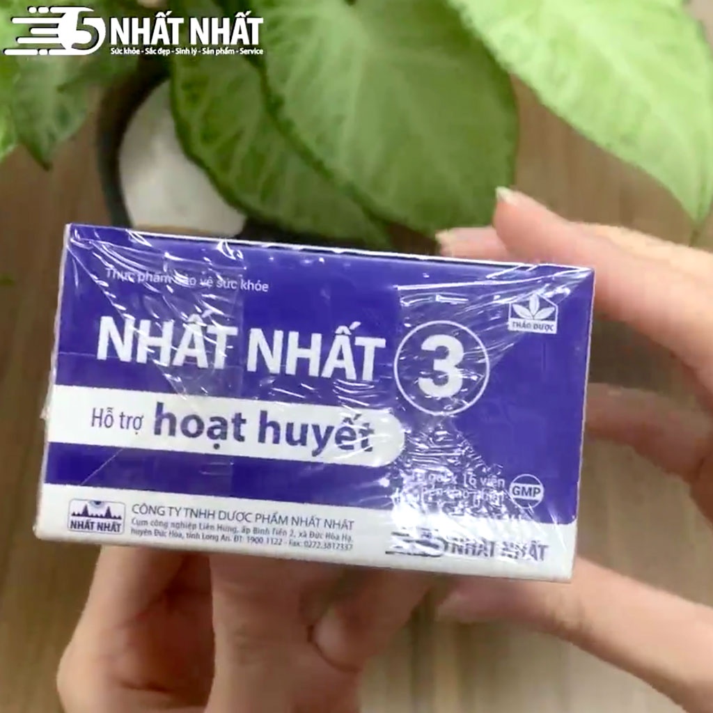 Nhất Nhất 3 - Hoạt Huyết nhất nhất, hỗ trợ làm giảm thiểu năng tuần hoàn não