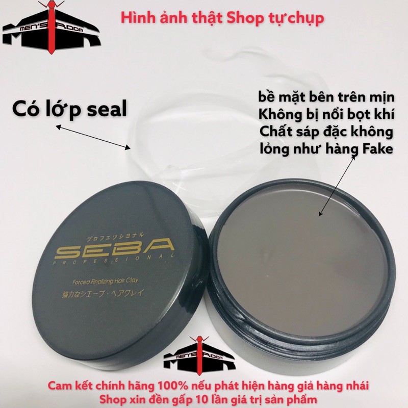 Chính Hãng - Nguyên Siu” Sáp vuốt tóc Seba chính hãng Japan 100% + Mua kèm Deal Sốc với giá 0đ