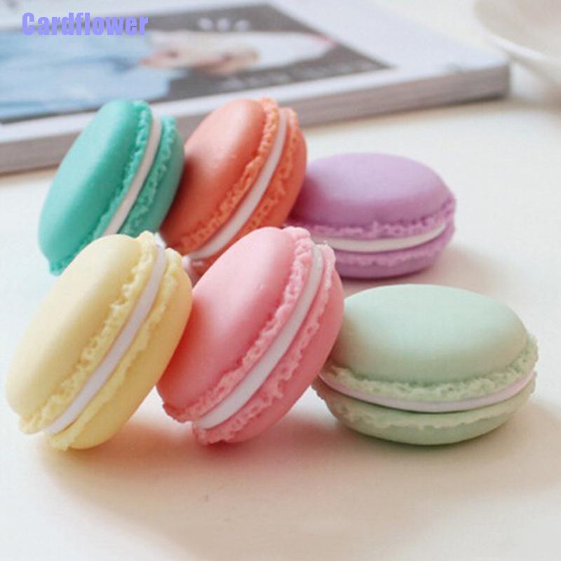 Hộp đựng trang sức mini hình bánh macaron màu sắc ngọt ngào đáng yêu