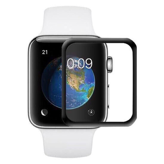 [ Giá siêu rẻ ]  MIẾNG DÁN Kính cường lực FULL cong DẺO 7H Apple Watch Series 5 4 3 2 1 38mm 40mm 42mm 44mm