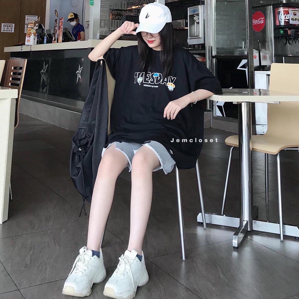 Quần short nữ JEMCLOSET vải lửng chất liệu da cá xẻ lai cá tính mặc đi chơi - 2388