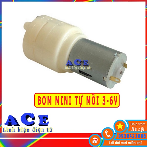 Bơm mini tự mồi 3-6V