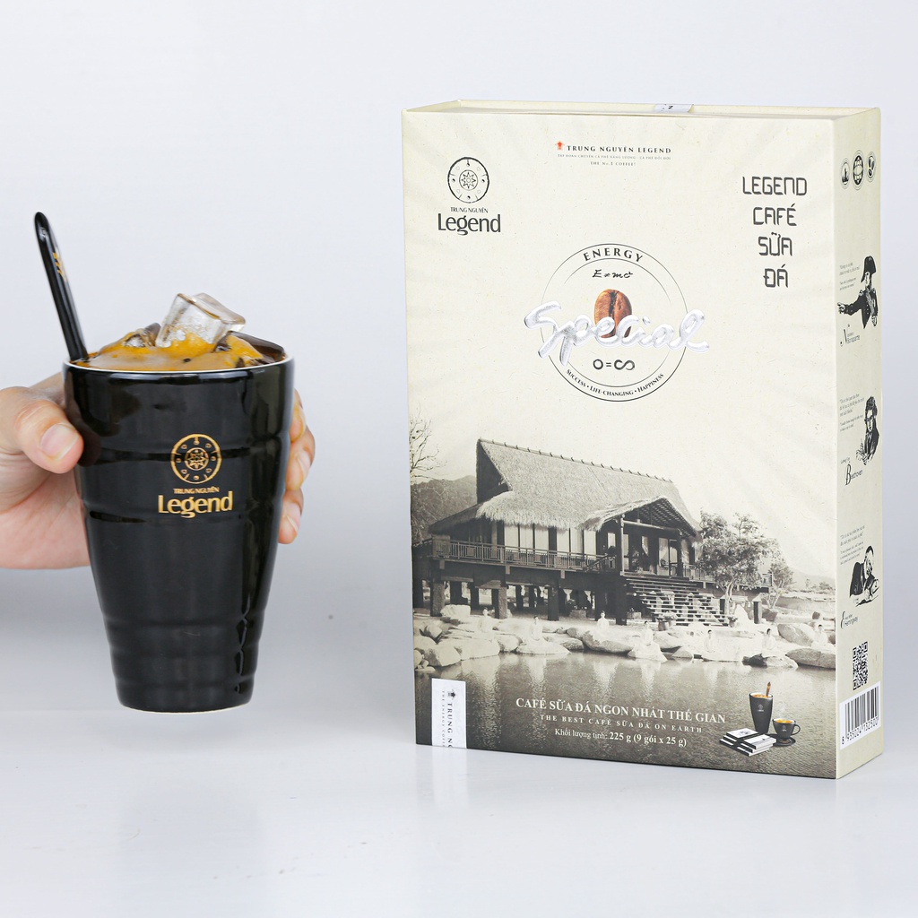 Cà phê hòa tan Legend Cà Phê Sữa Đá - Trung Nguyên Legend - Hộp 125gr
