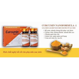 Nano curcumin formula-1 hỗ trợ làm lành viêm loét dạ dày,tá tràng,nhiễm khuẩn hp của viện hàn lâm