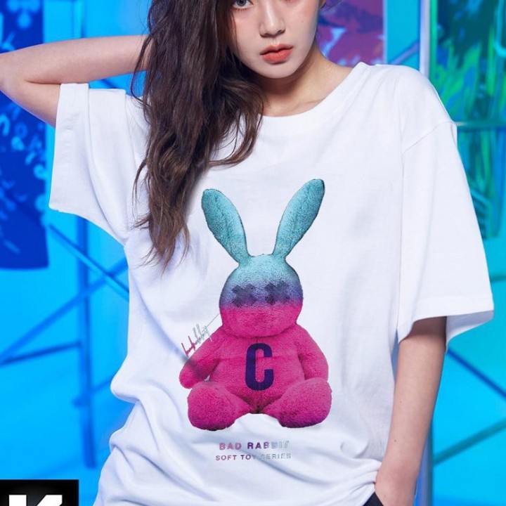 Áo Phông Nữ Form Rộng Dáng Unisex, Áo Thun Tay Lỡ Freesize Chất Cotton Co Dãn 4 Chiều Hình Gấu | BigBuy360 - bigbuy360.vn