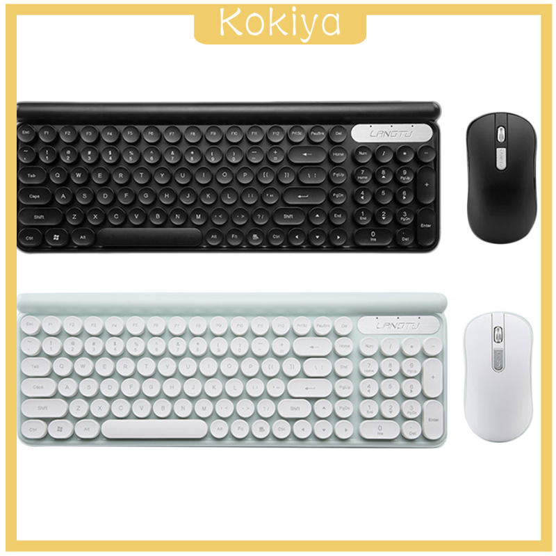 Bộ Bàn Phím + Chuột Không Dây Kokaya 2.4g Màu Xanh Lá 01