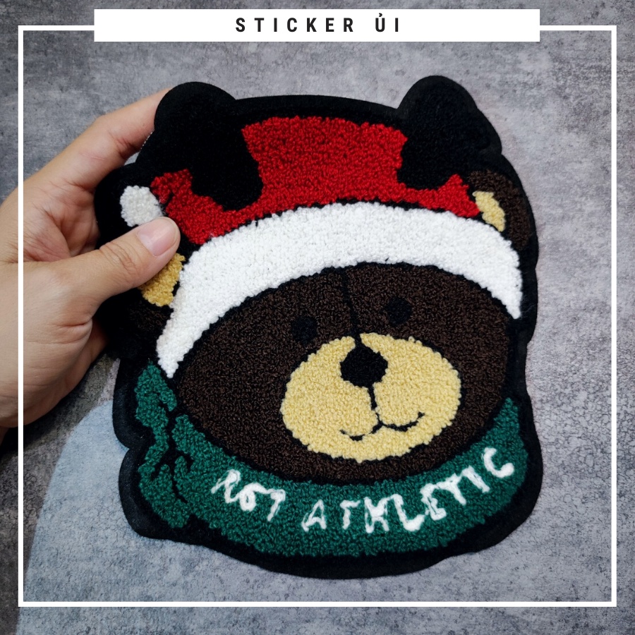 Sticker ủi áo Cao cấp - CÓ SẴN KEO ỦI - sticker vải dùng làm miếng vá áo, phụ kiện trang trí quần áo, balo, giày, nón