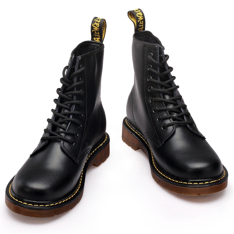 Giày bốt chất liệu bằng da Dr.martens Martin thời trang