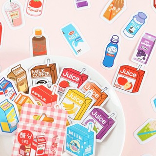 Hộp Sticker Chủ Đề Nước Uống
