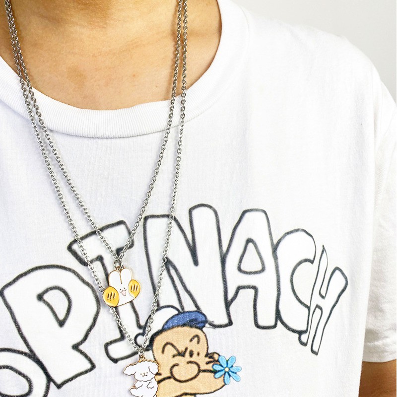 vòng cổ Mặt Hình Thỏ Dễ Thương Phong Cách Hàn Quốc Cho Bạn Gái