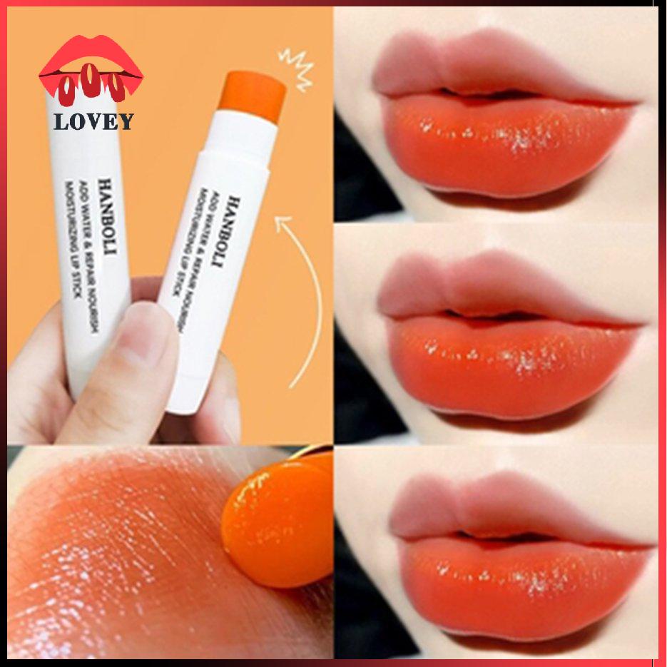 Son dưỡng môi Hanboli giữ ẩm đổi màu theo nhiệt độ gọn nhẹ