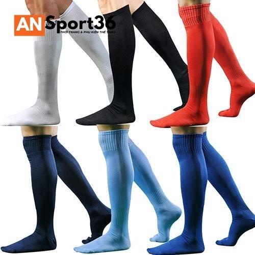 Vớ đá bóng nam, loại vớ thể thao trơn, thun co giãn 4 chiều, dài tới gối,  của #Ansport36