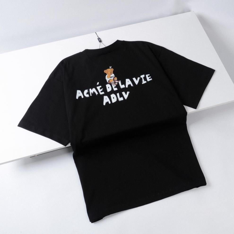 Áo Thun Tay Lỡ ADLV  Gấu, Form rộng oversize, áo phông unisex, chất liệu Cotton - KKIM Shop