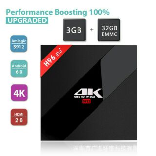 Android TV Box H96 Pro Plus Ram 3G Rom 32G
