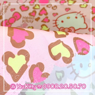 ☘💓Khăn trải bàn Hello Kitty mẫu tim💓☘
