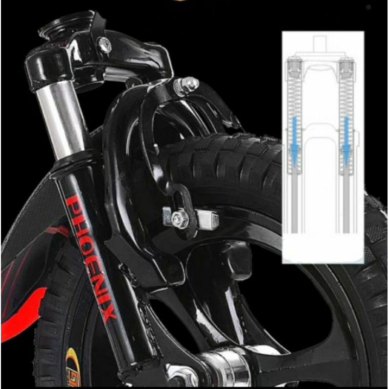 XE ĐẠP GẬP PHOENIX A8 CHO TRẺ