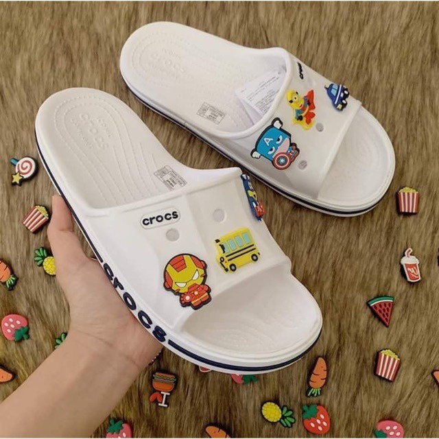 dép lê Cross tổng hợp các màu bán chạy MAILEBADE tặng thêm 12 sticker cross