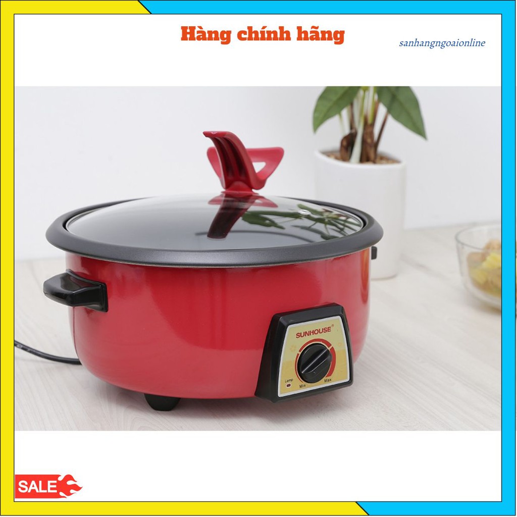 Nồi lẩu điện Sunhouse SHD 4520 3 lít - hàng chính hãng