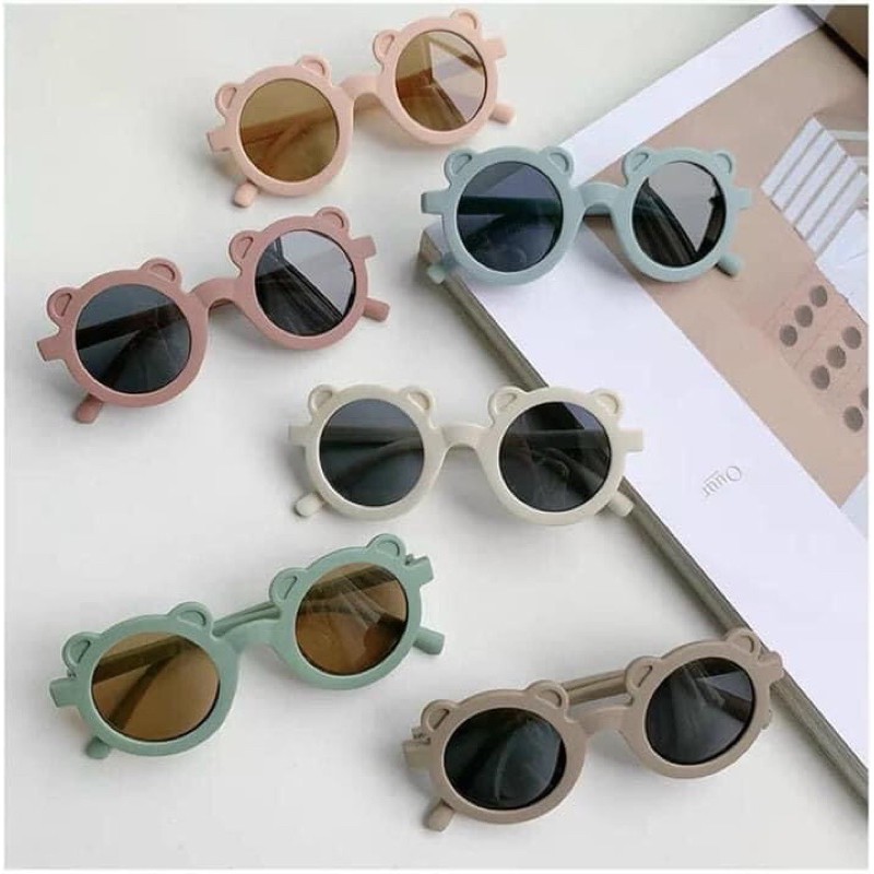 KÍNH MẮT/KÍNH RÂM HÀN QUỐC STYLE UNISEX PASTEL CHO BÉ TRAI/BÉ GÁI LOẠI CAO CẤP CHỐNG TIA UV