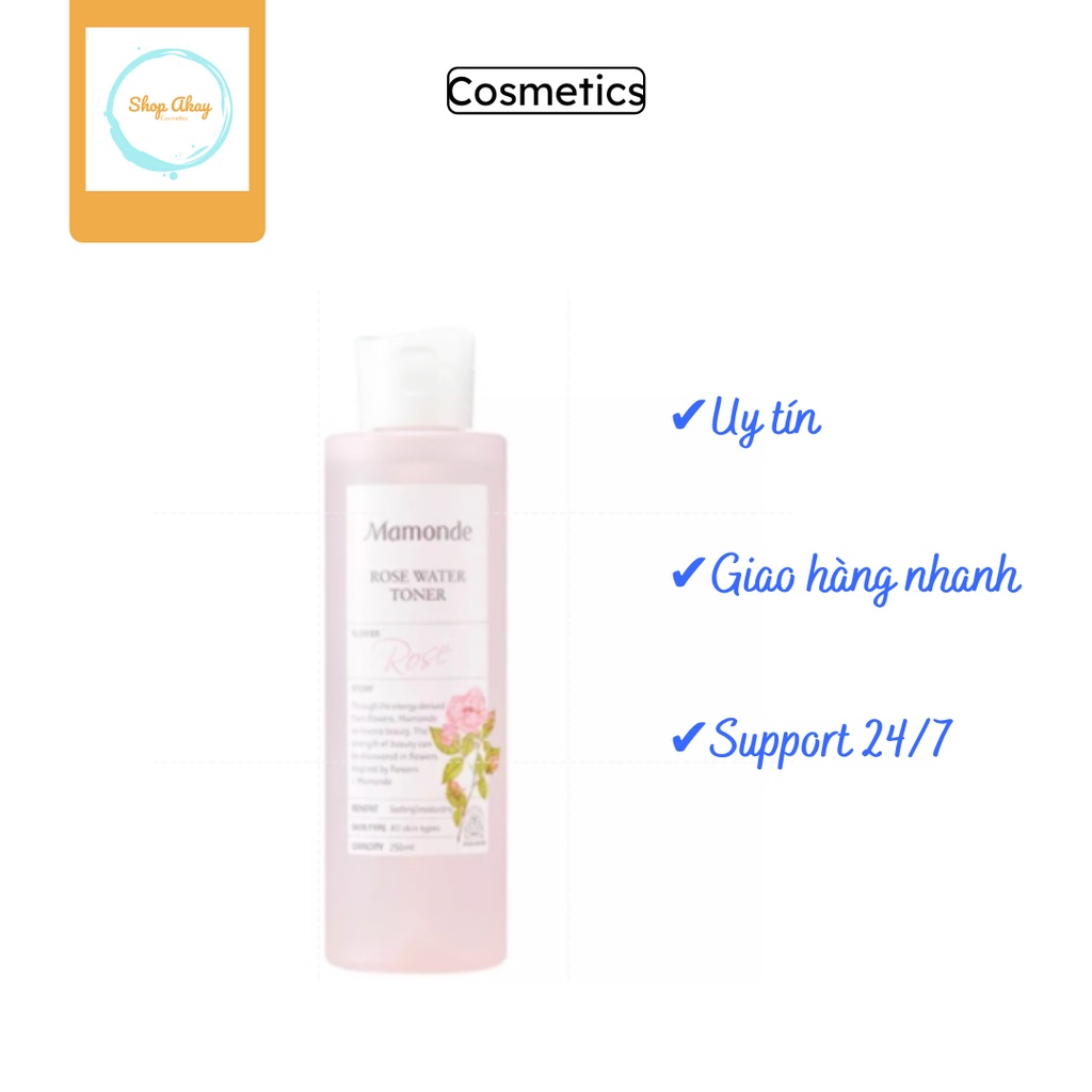 MAMONDE ROSE WATER TONER Nước Hoa Hồng