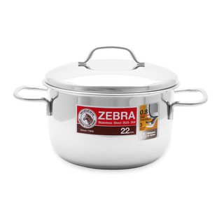 Nồi zebra thailand cao cấpinox 304 3 đáy extreme infinity 22cm 4.5l - 162288