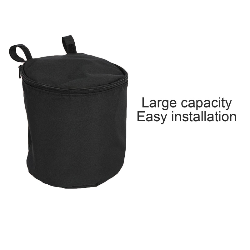 Túi Đựng Bình Sữa / Khăn Giấy Ướt Treo Xe Đẩy Em Bé Có Nắp Và Khóa Kéo Tiện Lợi