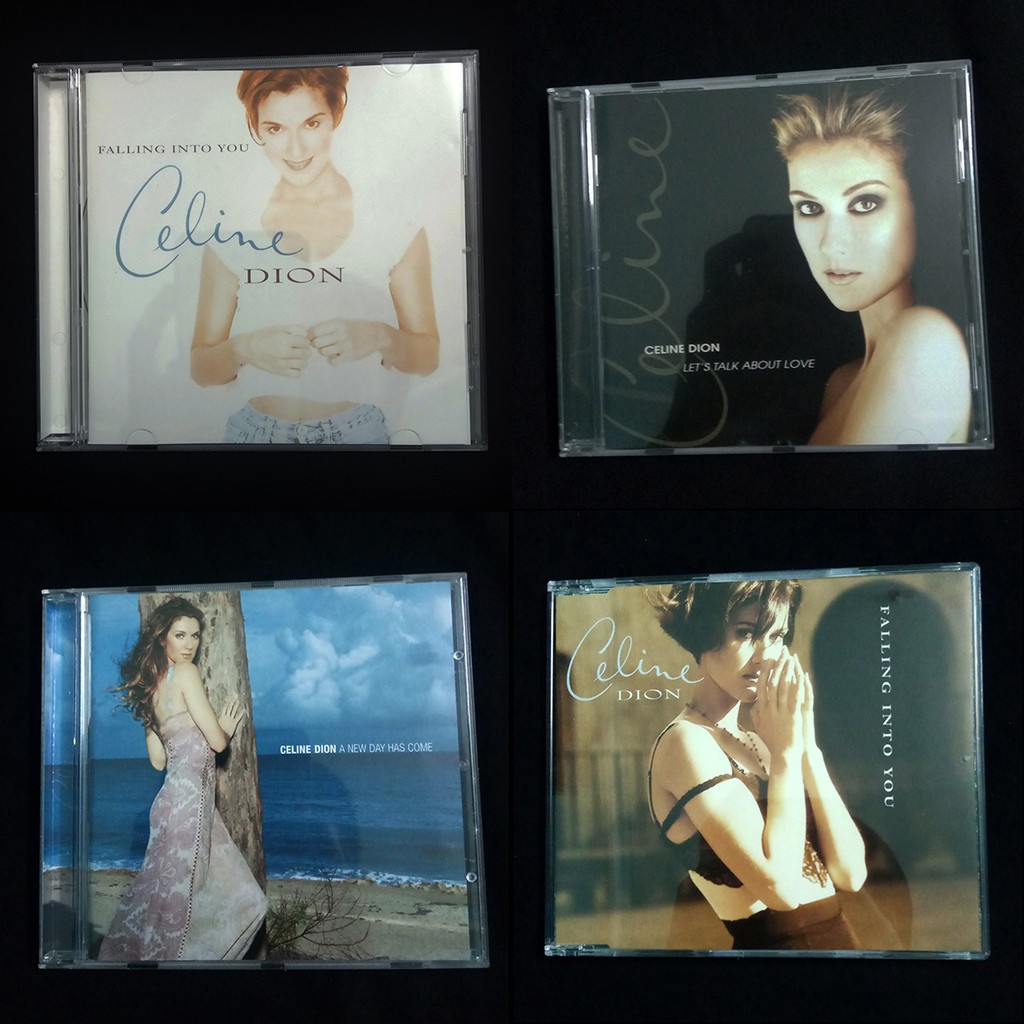 Bộ sưu tập albums của Celine Dion: Falling Into You - Let's Talk About Love - A New Day Has Come