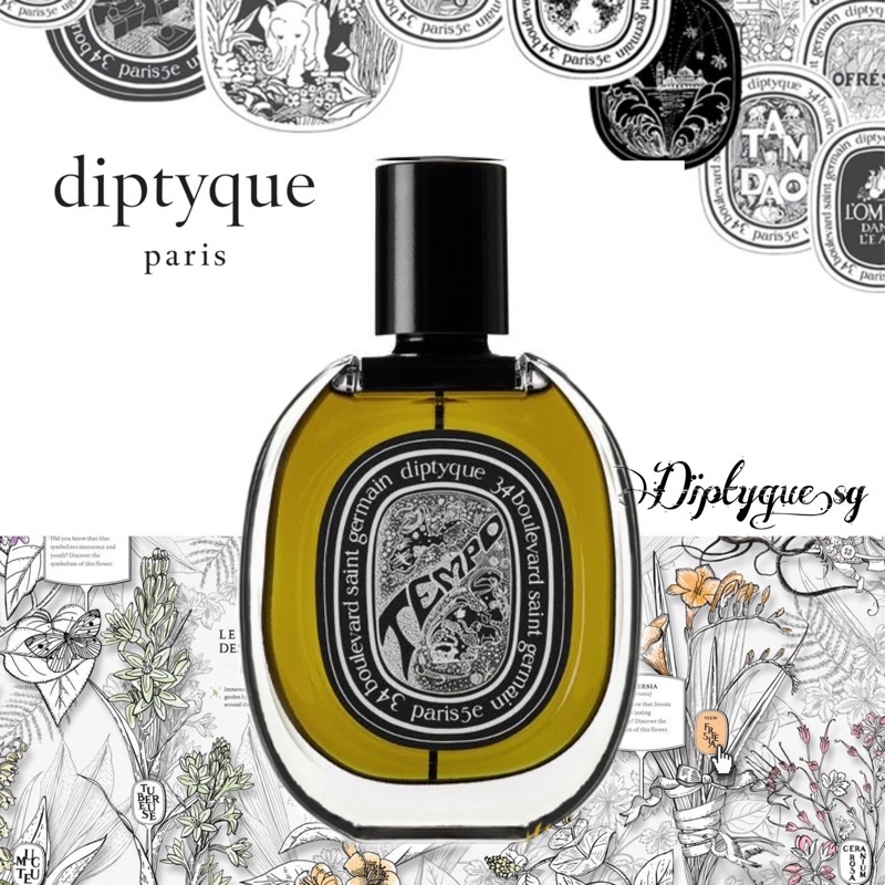 ⚜️ Nước Hoa Diptyque Tempo Edp Test 5Ml/10Ml/20Ml