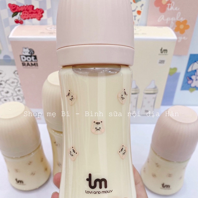 Bình sữa Sóc Tovi Molly 180ml - 280ml