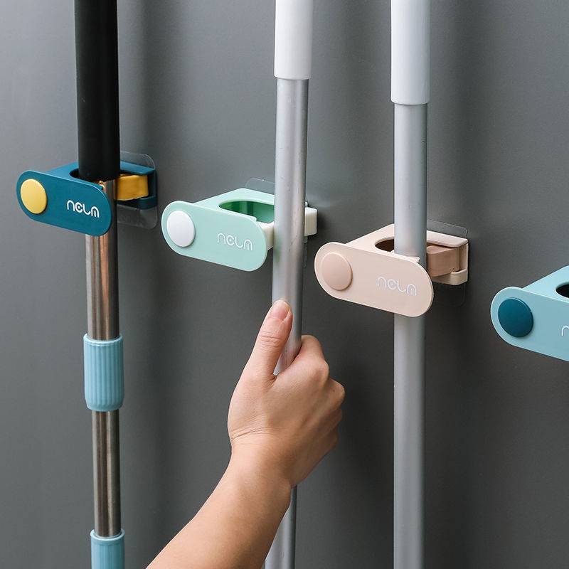Giá Đỡ Cây Lau Nhà Gắn Tường Tự Dính Chắc Chắn JP5