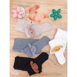 Quần tất len có bàn cho bé gái
